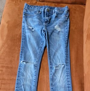 Girls blue jeans